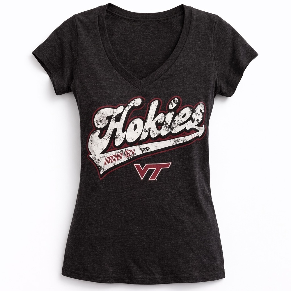 5th & Ocean Virginia Tech Hokies vneck tshirt